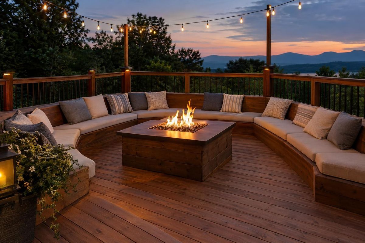 Fire pit areas