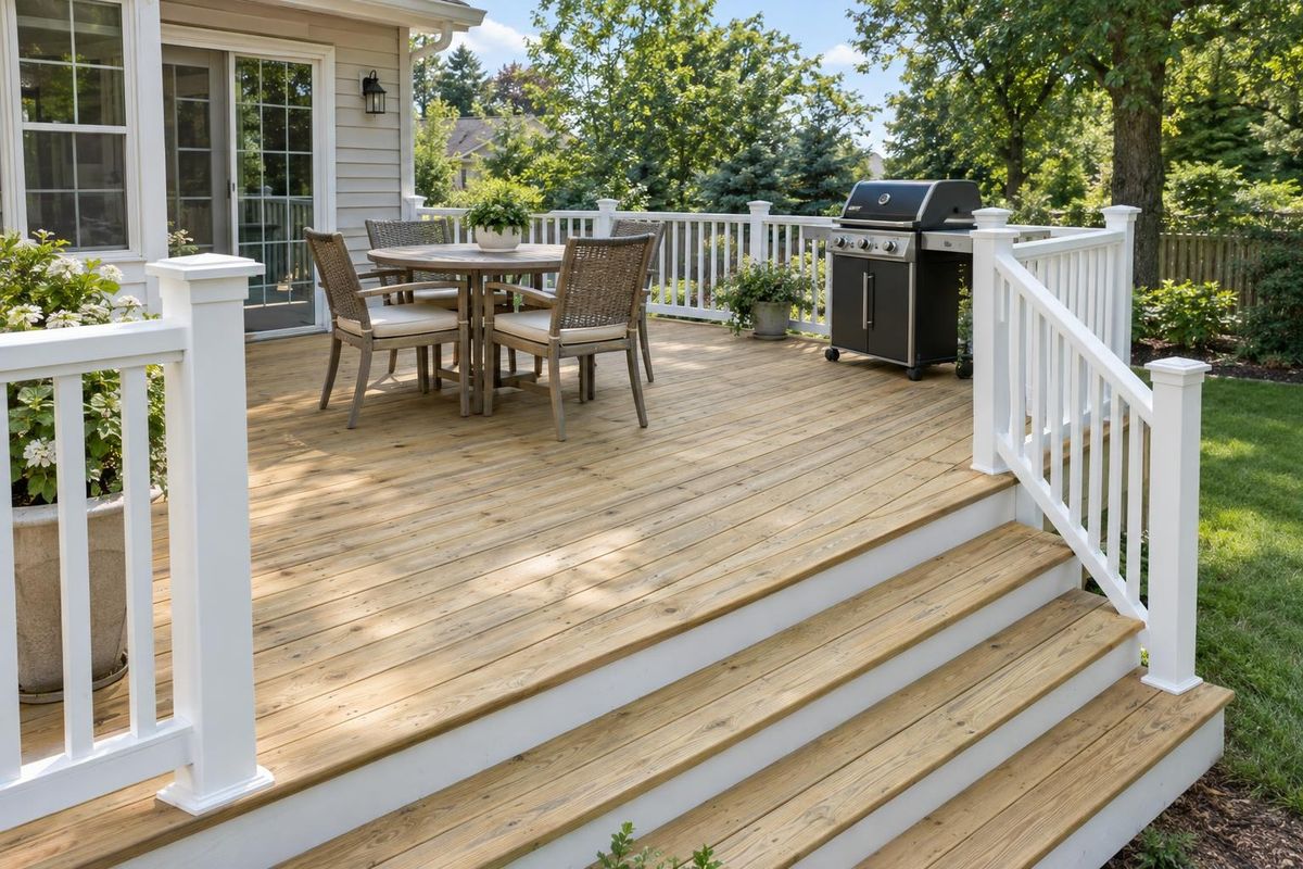 Pressure-Treated Wood Decks